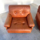 Set vintage Italian lounge chair, 1970s