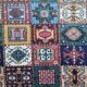 Handmade Indian rug 215x136cm