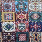 Handmade Indian rug 215x136cm