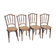 Set of 4 bistro chairs by J & J Khon, Austria, late 19th century