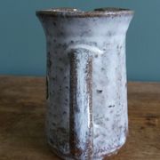 Stoneware pitcher from Berry signed Les Poteries de la Vallée Noire.