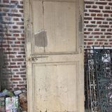 19th century double-sided partition door in solid oak