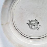 Assiette Terre de Fer guirlande florale