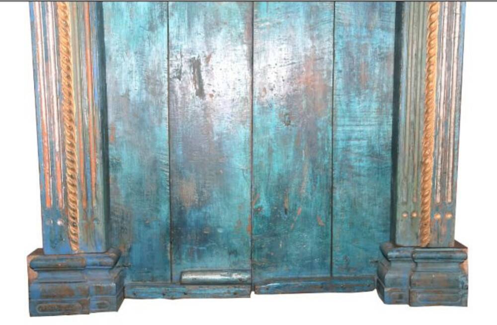 Antique Indian teak door