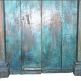 Porte indienne ancienne en teck