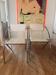 Set of 2 vintage dining chairs - 70s - 80s style