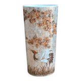 Kaiser porcelain vase from the Paradiso collection with Heron decoration, design by Nossek.