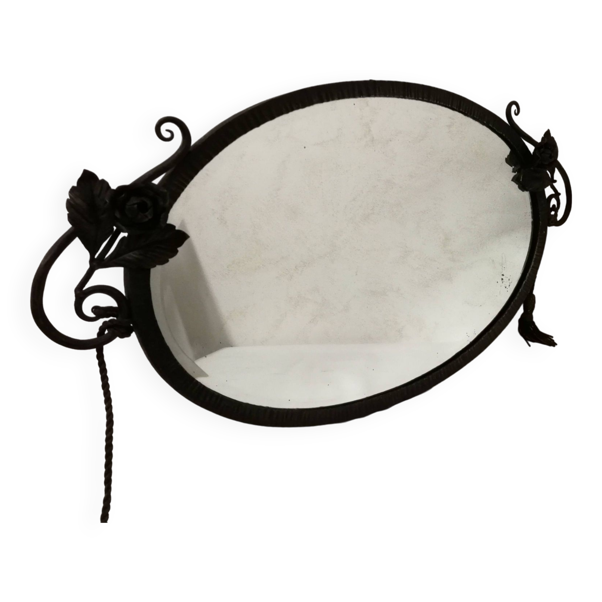 Art Deco Wrought Iron Mirror