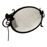Miroir Art Déco En Fer Forgé