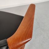 Fauteuil de bureau GM11 en teck par Svend Aage Eriksen , Danemark 1960