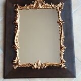 Black and gold mirror