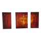 Triptych painting