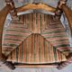 Pair of turned wooden spool armchairs, mid-20th century, France