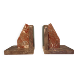 Art Deco marble bookends