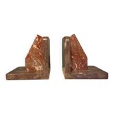 Art Deco marble bookends