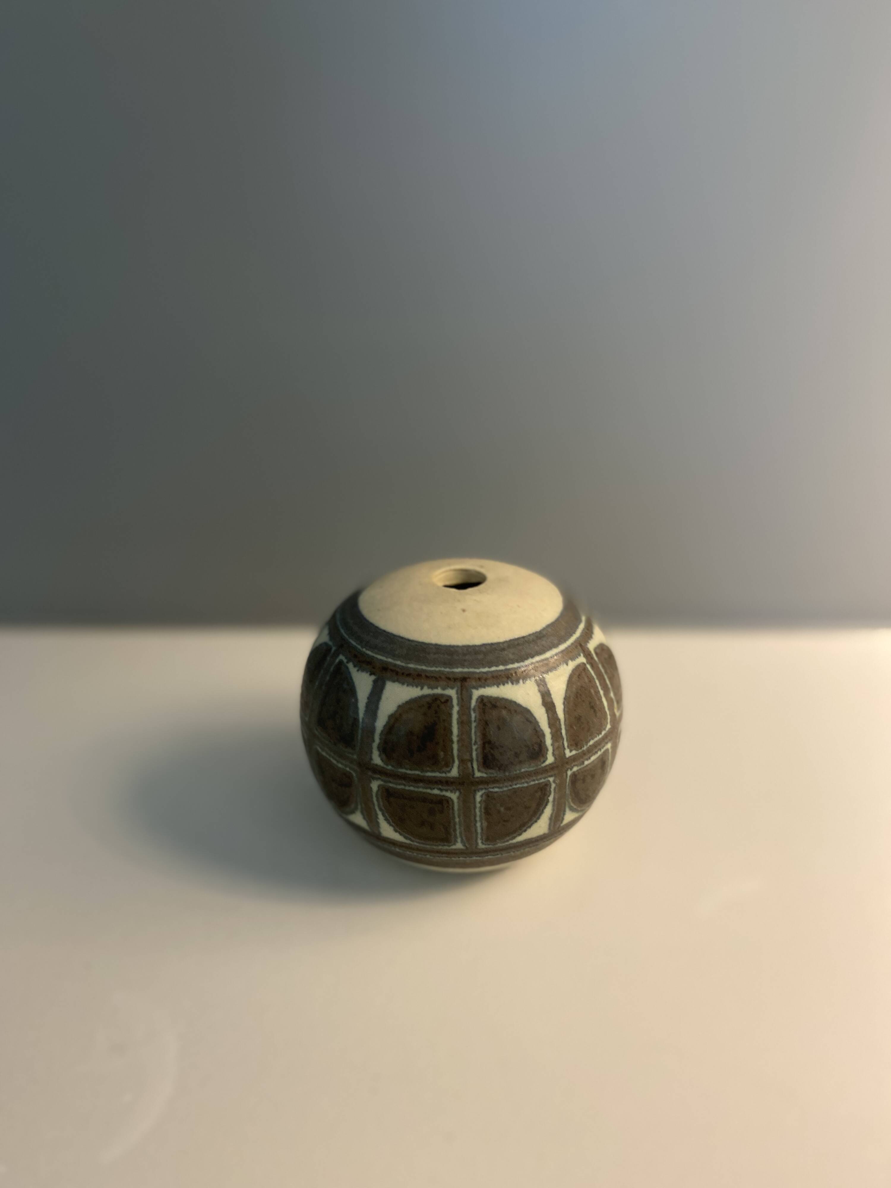 Danish ceramic vase (bornholm) 60s