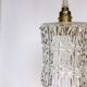 Vintage lamp molded glass