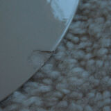 Plate high old earthenware C and U Sarreguemines model Molière blue