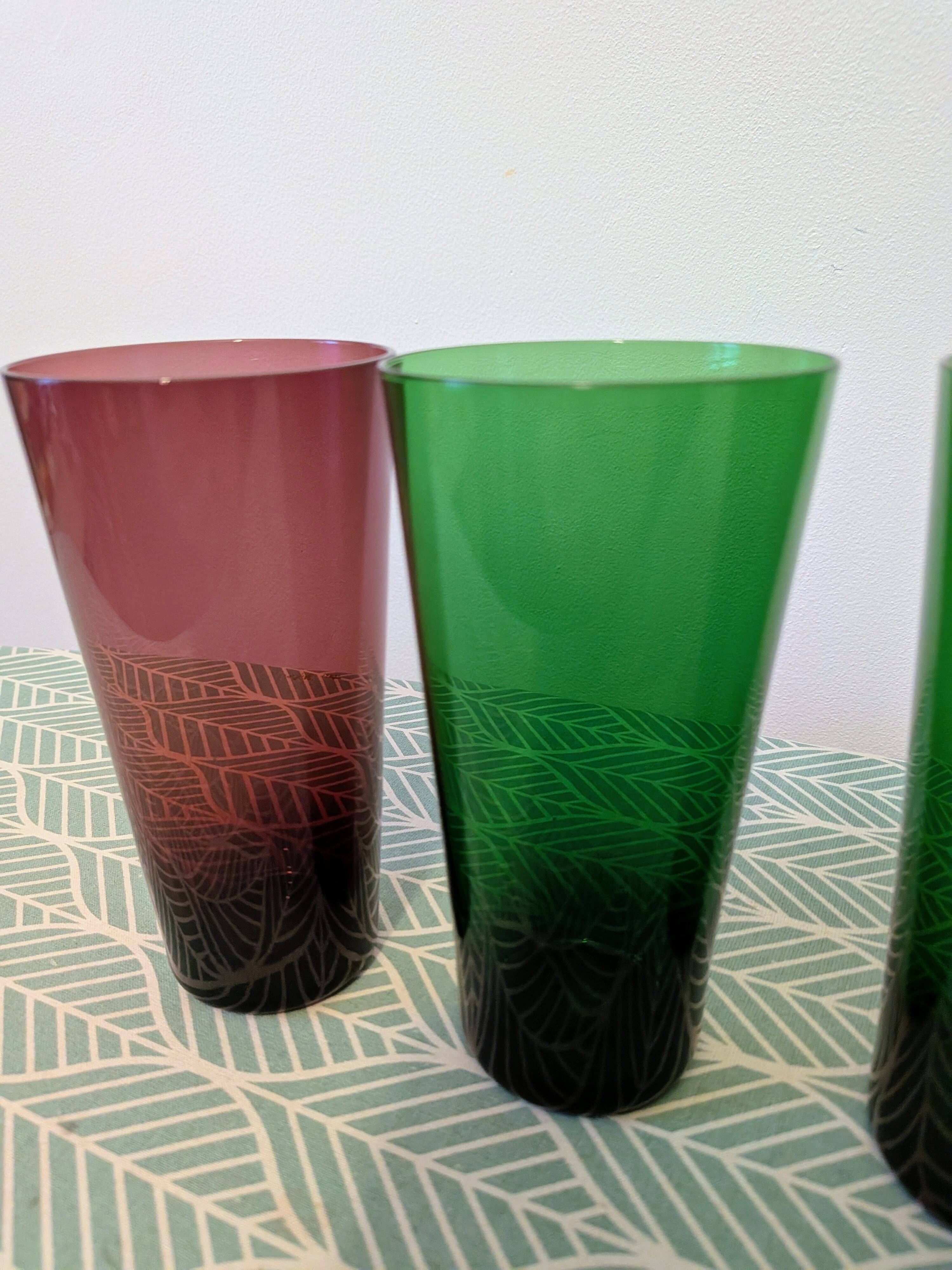 Glasses in smoked glass