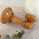 Appliques opaline et bois