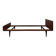 Lir Scandinavian daybed in teak