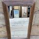 Teak mirror from Burma