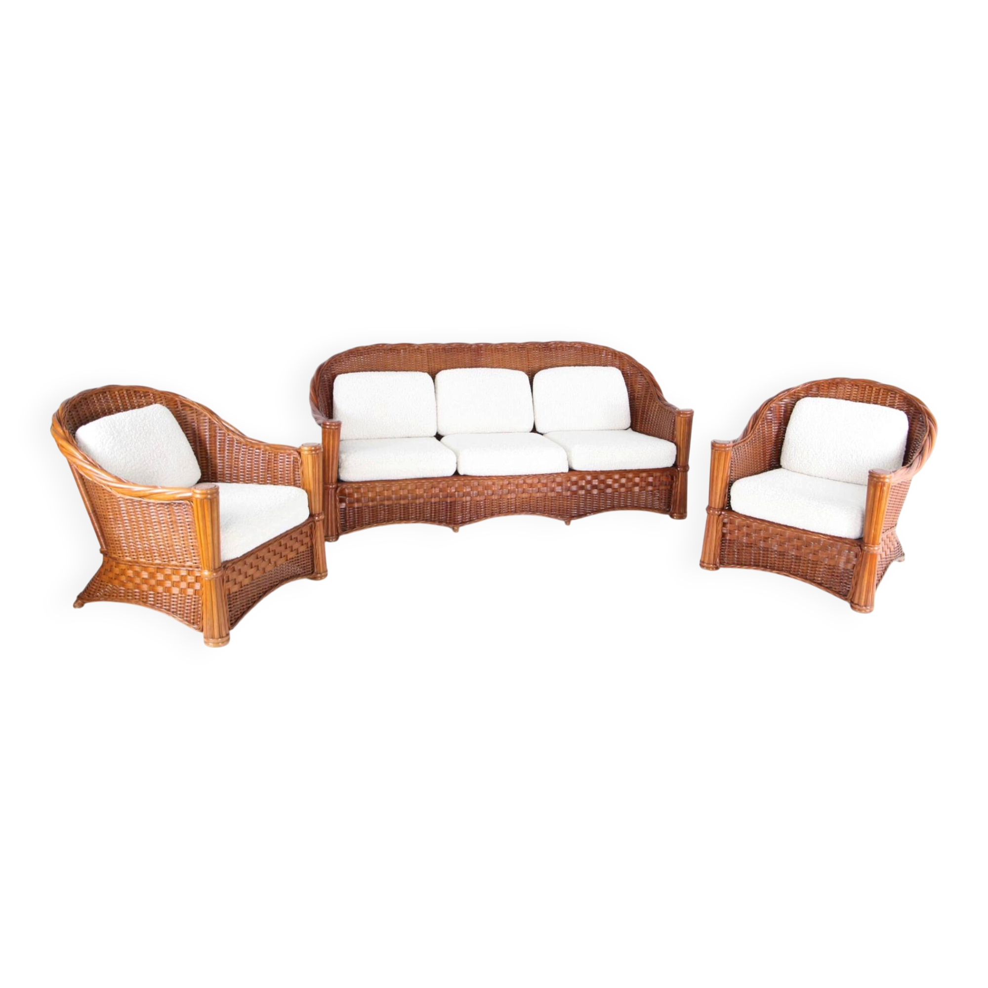 Rattan lounge set