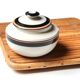 Porcelain sugar bowl arabia finland reimari, 60s