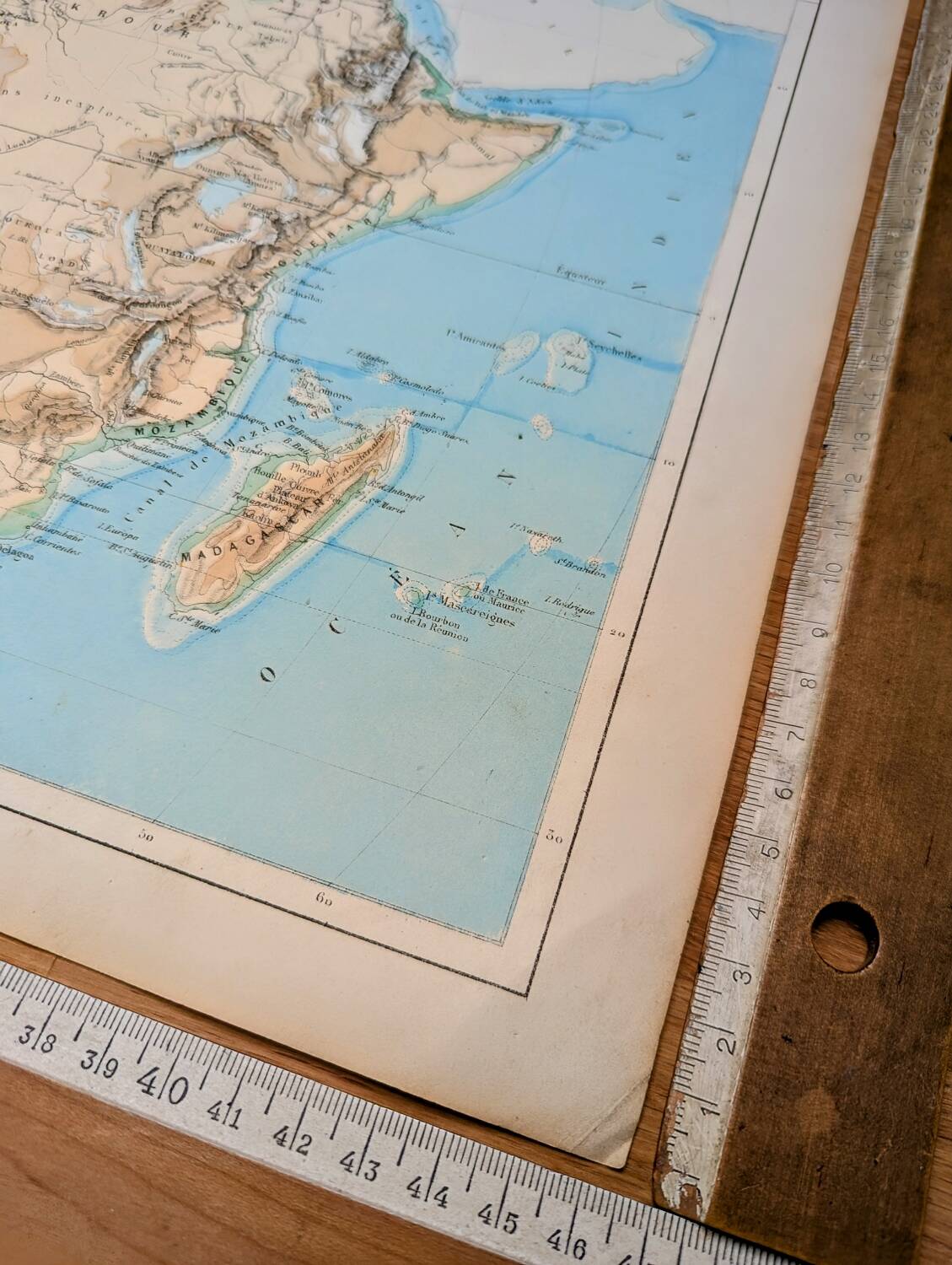 Printed in 1879, map of Africa.