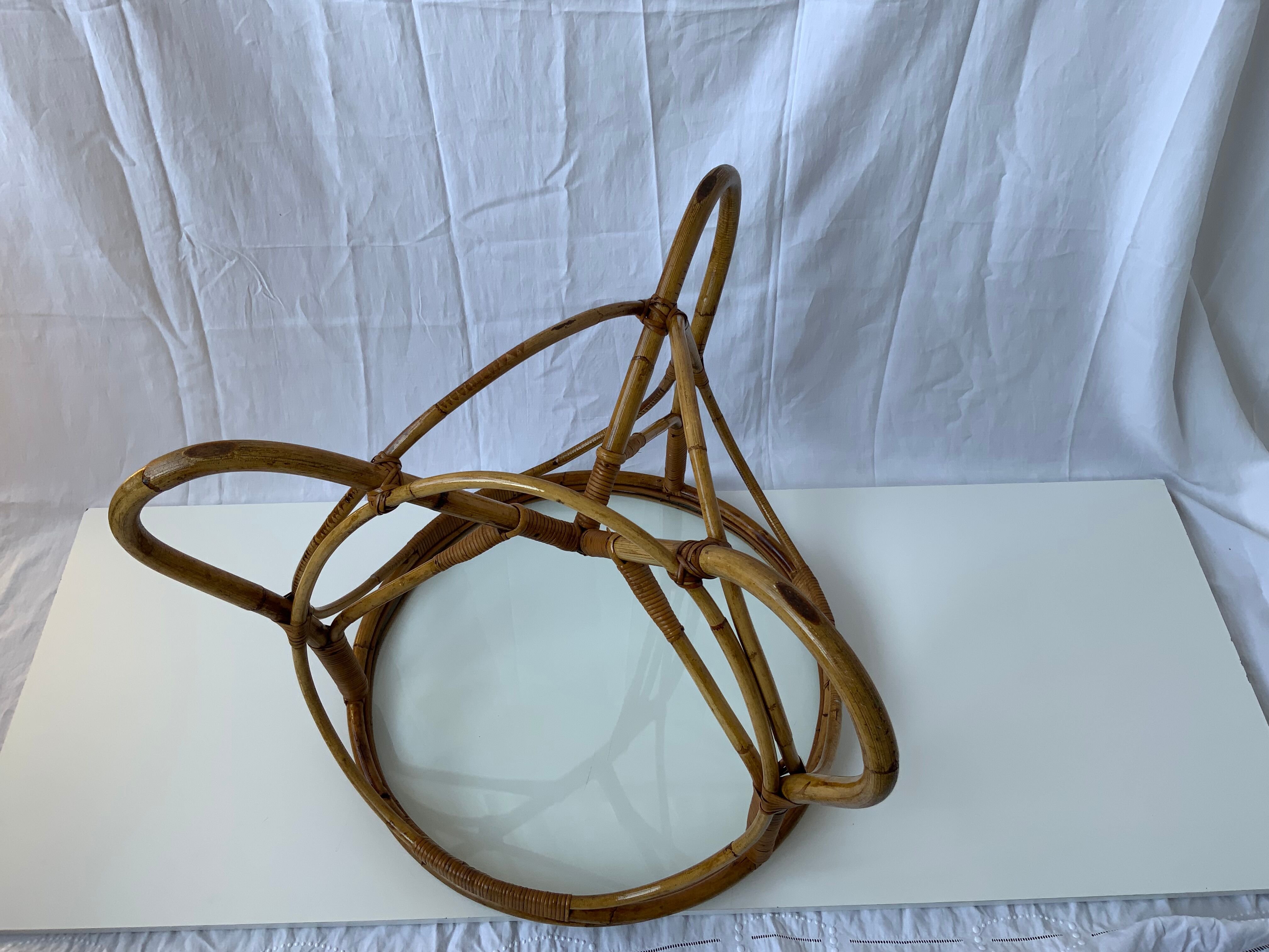 Rattan coffee table