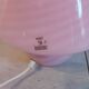 Pink mushroom lamp MURANO 70's