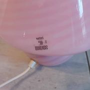 Pink mushroom lamp MURANO 70's