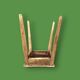 Old rustic wooden stool – handcrafted