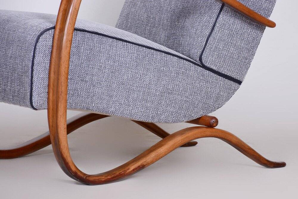 Fauteuil Lounge H-269 Art Déco tchèque par J. Halabala pour Up Závody, années 1930