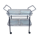 Rolling serving trolley