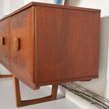 Stonehill vintage teak enfilade, Scandinavian style, 197,5cm