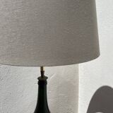 3x bouteilles en vert &bleu comme base pour lampes