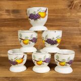 6 Movitex porcelain egg cups