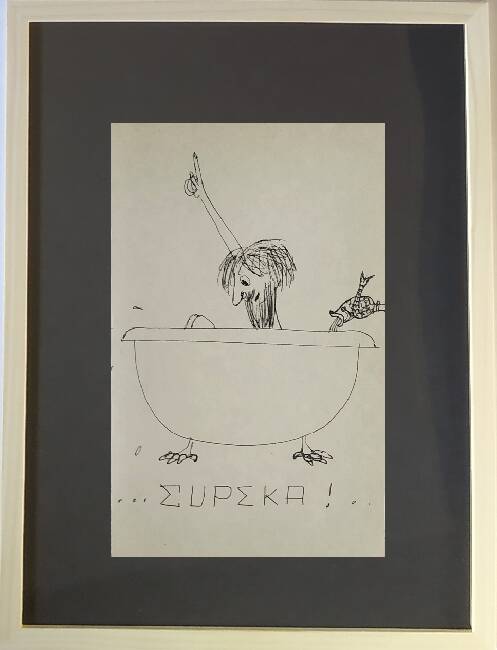 Illustrations Daninos de 1962 " Les Grecs "