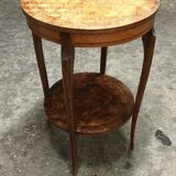 Side table louis xv in marquetry