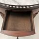 Table hot water bottle Louis XVI mahogany marble white gilded brass XIXth century