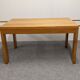 Maison Regain extendable table in solid elm, 1970s-1980s