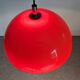 Suspension dome Space Age in hard orange plastic, France circa 1970.