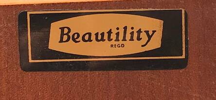 Teak enfilade, English edition from the 1960s.