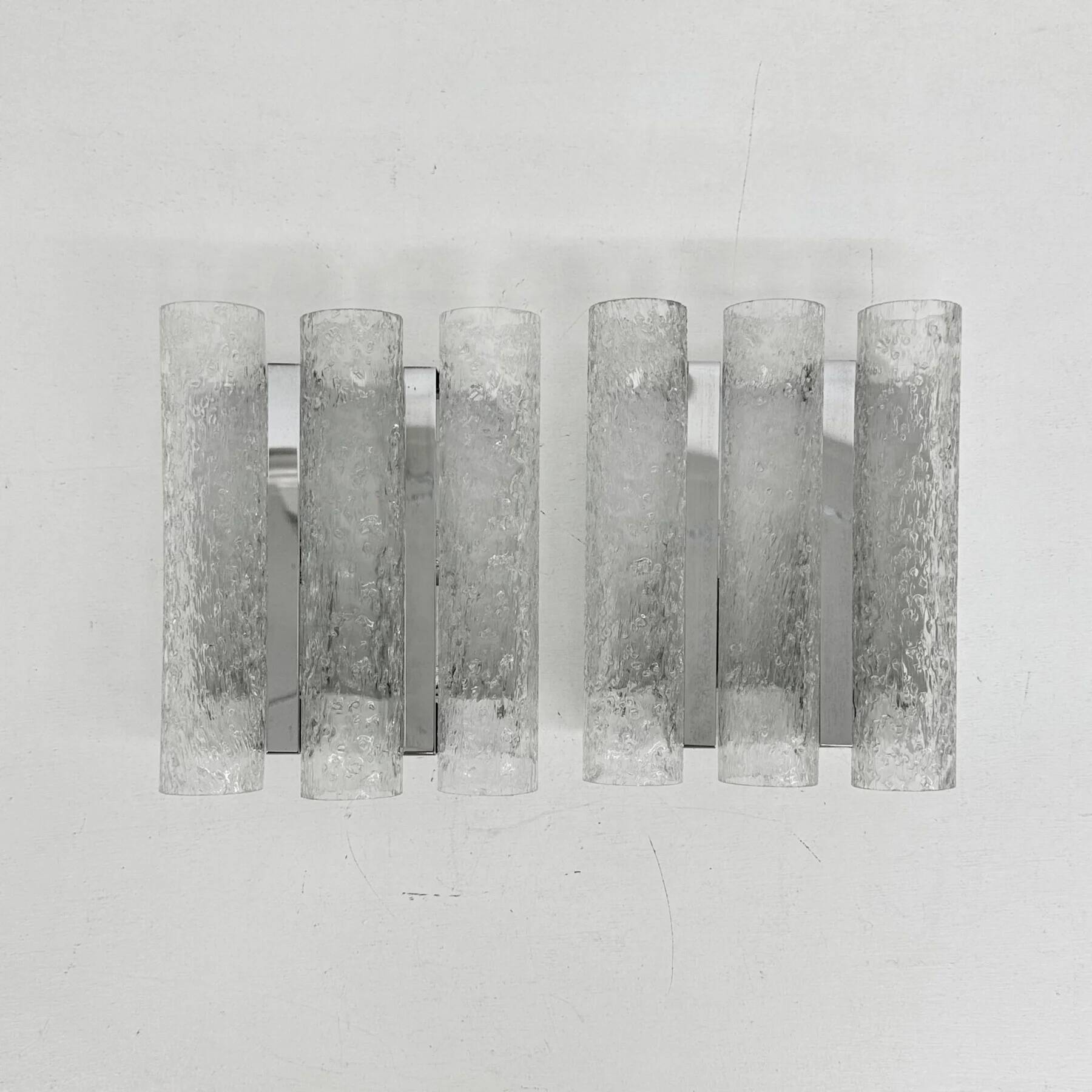 Mid-century design Doria Leuchten wall lamps sconce, 1970s