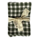 Serviette de table bistrot, carreaux verts