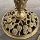 Pair of Art Nouveau Gilded Bronze Candle Holders