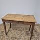 Rustic farmhouse table/desk in solid oak and antique fir 1950s