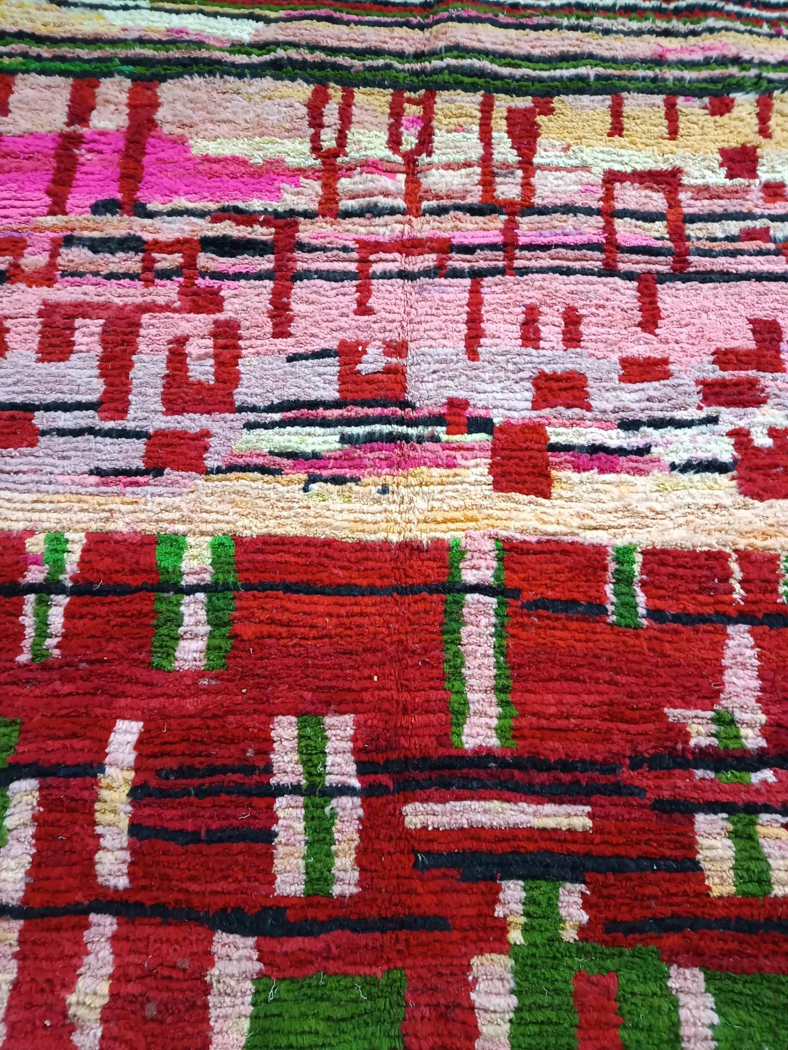 Tapis fait main traditionnal 250cmX150cm marocain