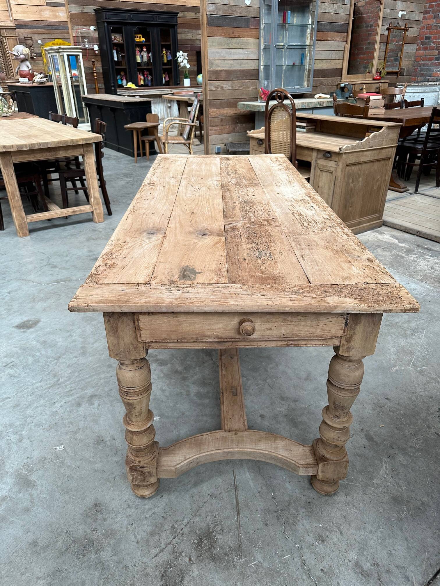 19th century farmhouse table